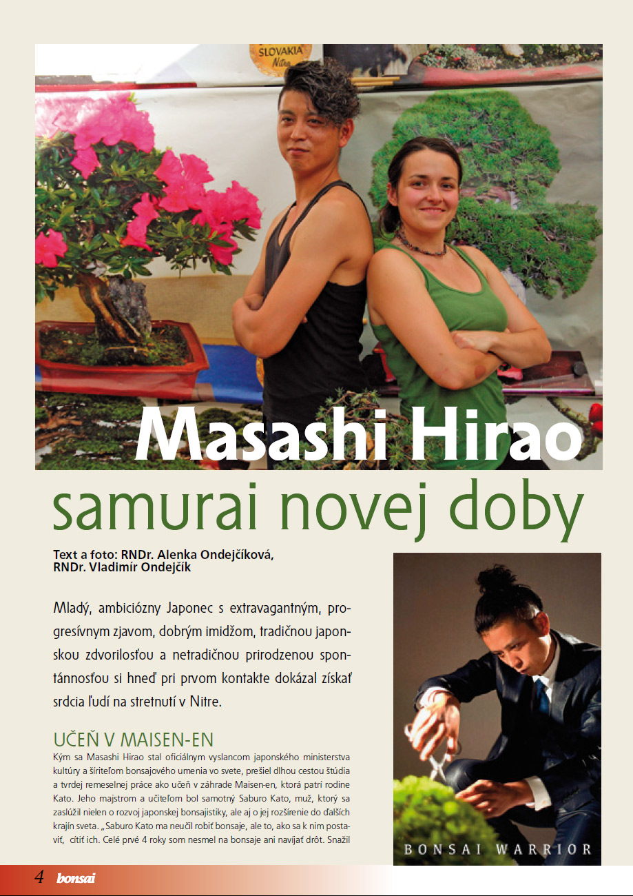 BONSAI: Masashi Hirao - samurai novej doby